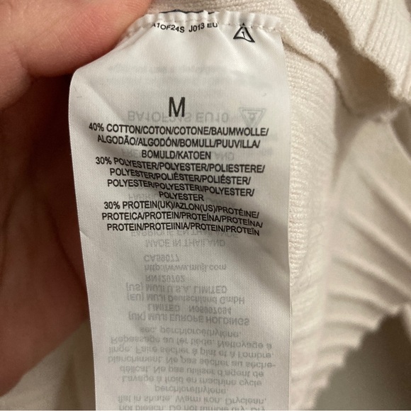 Cream Wide Rib Sweater - Picture 5 of 5